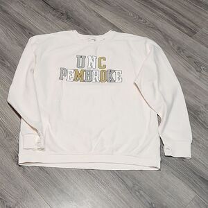 EUC Ivory Pressbox UMC Prembroke Ribbed Sweatshirt